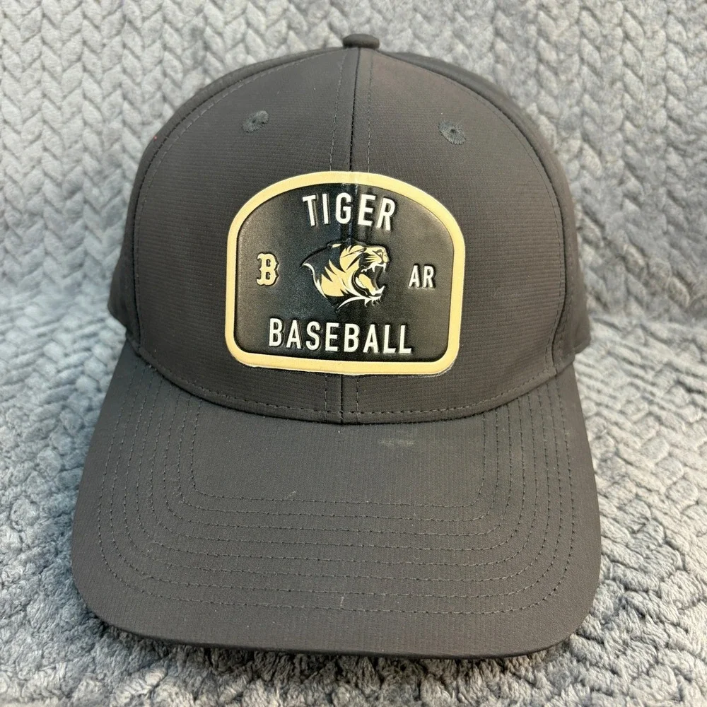 Outdoor Cap Tiger Baseball Bentonville AR Snapback Hat Gray OC871PF